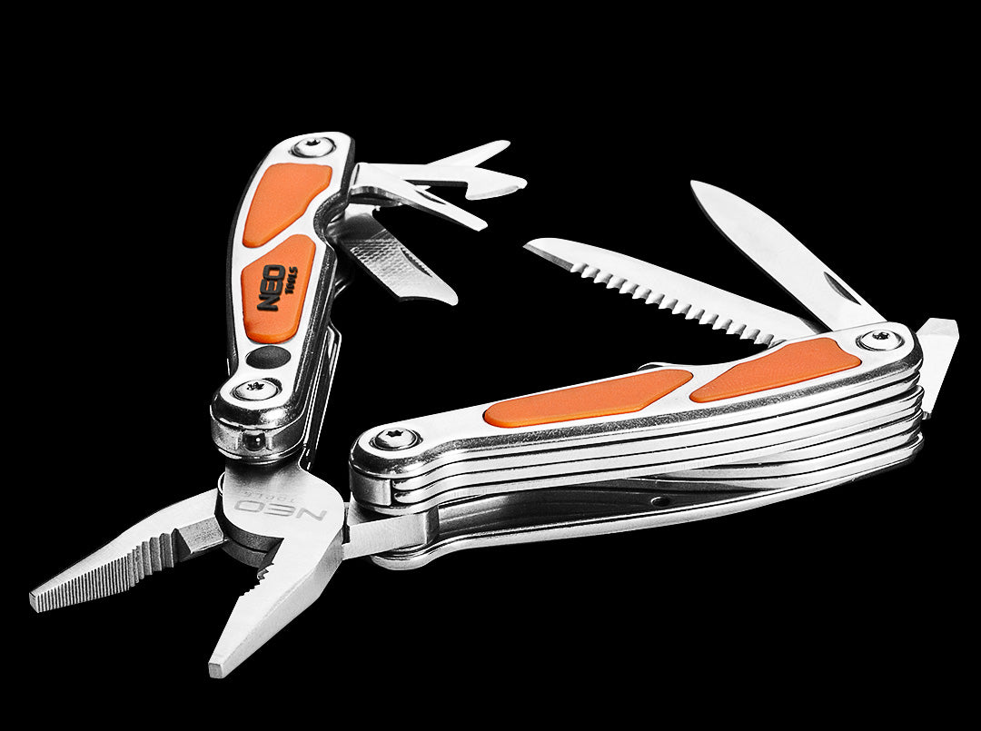 Multifunkčné MiniTool, 10 prvkov, s LED od NEO TOOLS nájdeš na naravis.sk