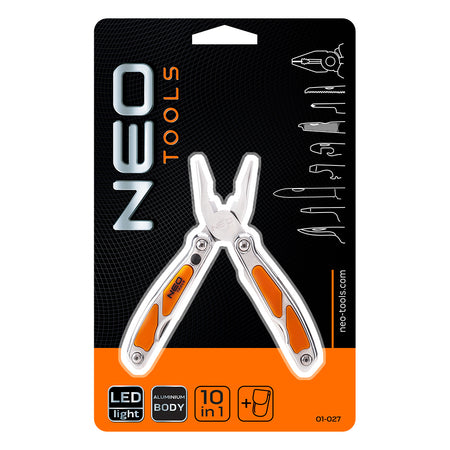 Multifunkčné MiniTool, 10 prvkov, s LED od NEO TOOLS nájdeš na naravis.sk