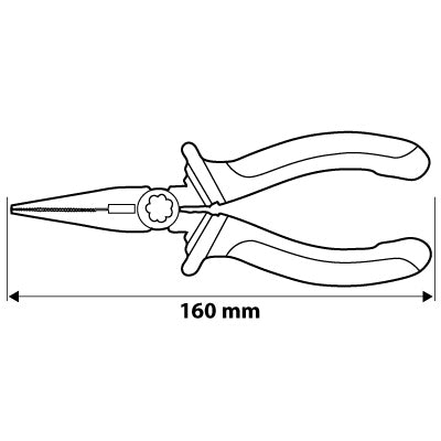 Kliešte rovné 160 mm, 1000V, CrV, leštená od NEO TOOLS nájdeš na naravis.sk