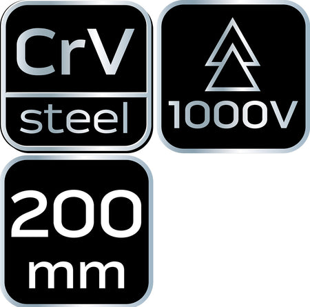 Kliešte 200 mm, 1000V, CrV, leštená od NEO TOOLS nájdeš na naravis.sk