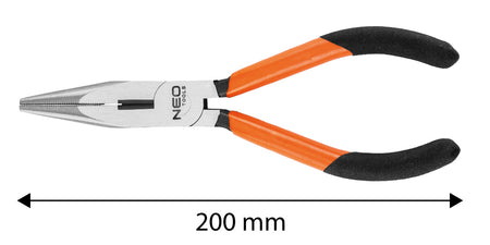 Priame podlhovasté kliešte 200 mm od NEO TOOLS nájdeš na naravis.sk