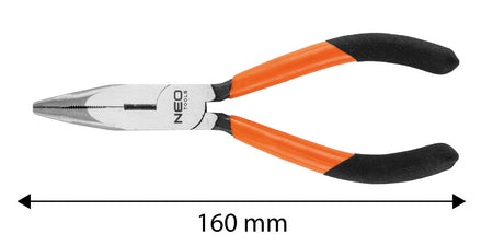 Zakrivené podlhovasté kliešte 160 mm od NEO TOOLS nájdeš na naravis.sk