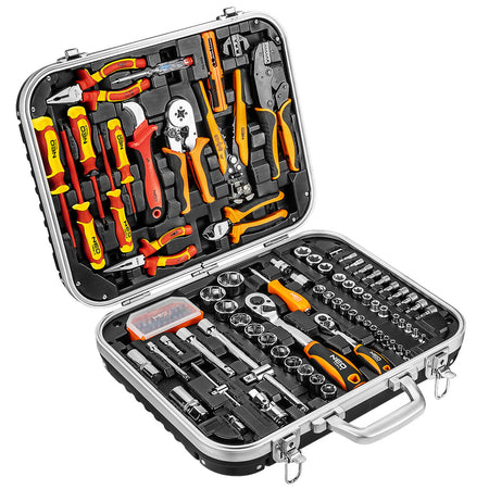 Elektrikársky kufrík 108 kusov od NEO TOOLS nájdeš na naravis.sk