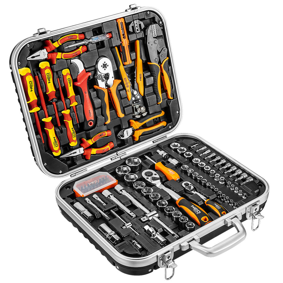 Elektrikársky kufrík 108 kusov od NEO TOOLS nájdeš na naravis.sk