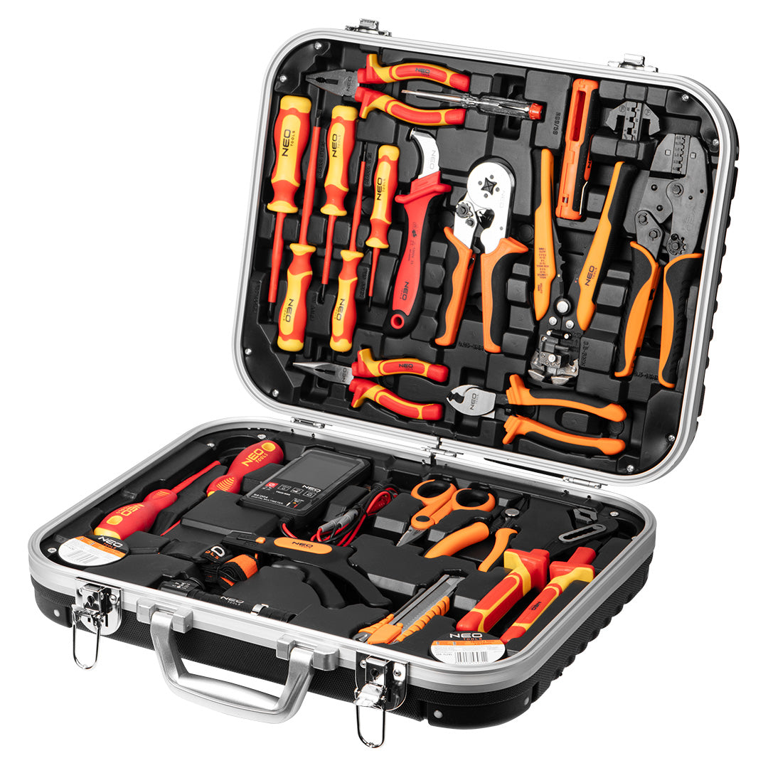 Elektrikársky kufrík 25 el. od NEO TOOLS nájdeš na naravis.sk