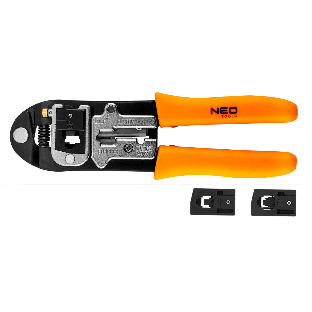 Kliešte na konektory 4P, 6P, 8P od NEO TOOLS nájdeš na naravis.sk