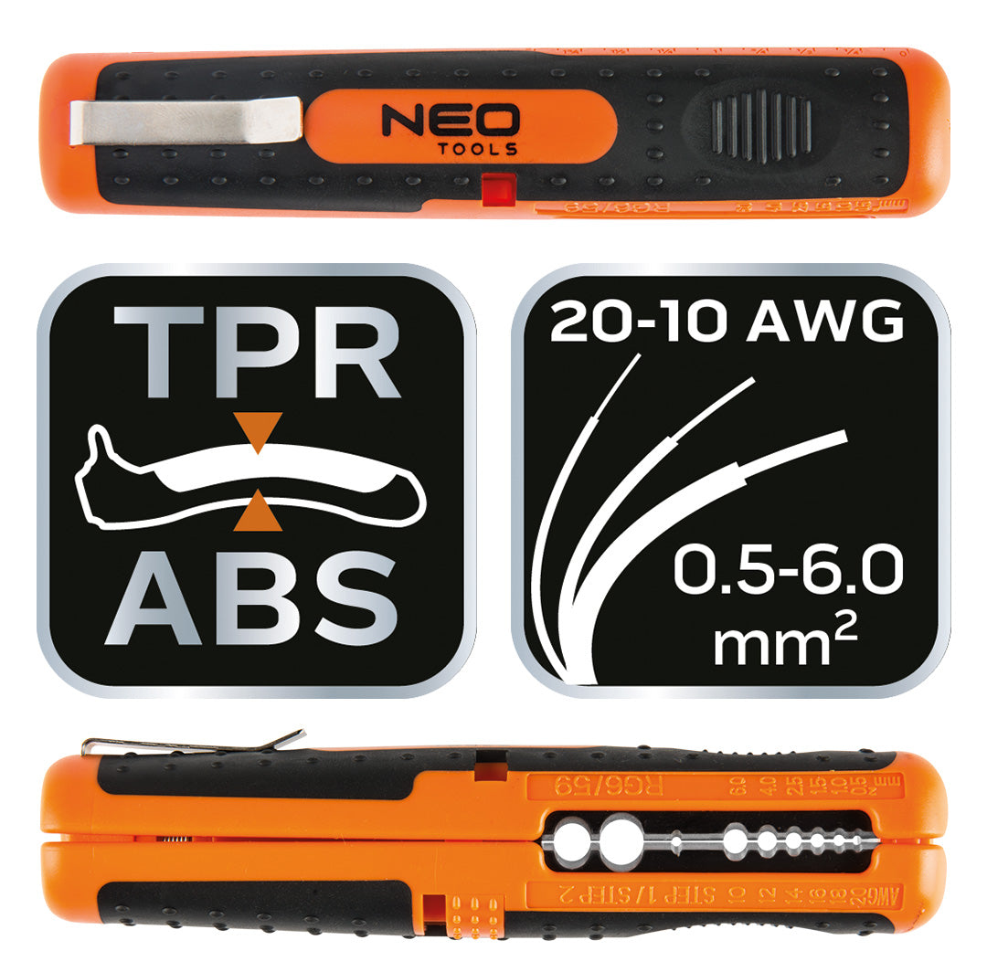 Kliešte na konektory a odizolovanie 180 mm od NEO TOOLS nájdeš na naravis.sk
