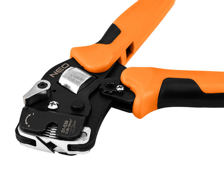 Krimpovacie kliešte CRV 230 mm, samonastavovacie 0,08 -16 mm2, AWG 26-5 od NEO TOOLS nájdeš na naravis.sk
