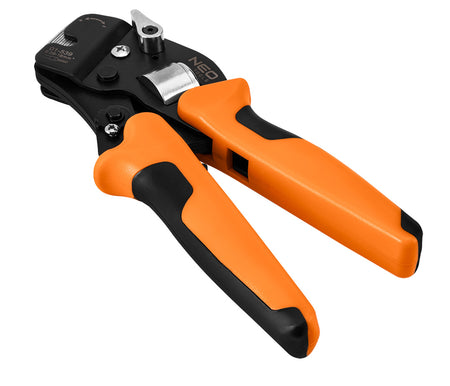 Krimpovacie kliešte CRV 230 mm, samonastavovacie 0,08 -16 mm2, AWG 26-5 od NEO TOOLS nájdeš na naravis.sk