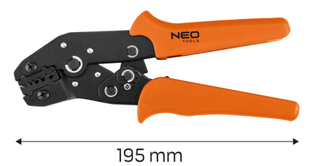 Krimpovacie kliešte na koncové objímky 0,25-6 mm2 od NEO TOOLS nájdeš na naravis.sk