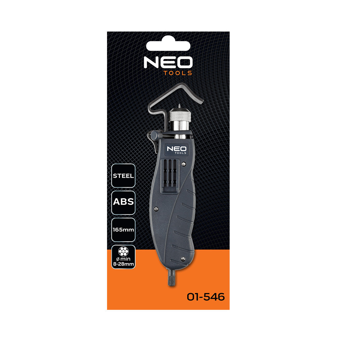 Odstraňovač izolácie káblov 8 - 28 mm od NEO TOOLS nájdeš na naravis.sk