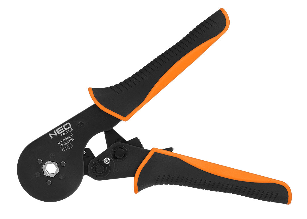 Krimpovacie kliešte na koncové objímky 6 kameňov, priemer objímky: 0,1 - 16 mm2 od NEO TOOLS nájdeš na naravis.sk