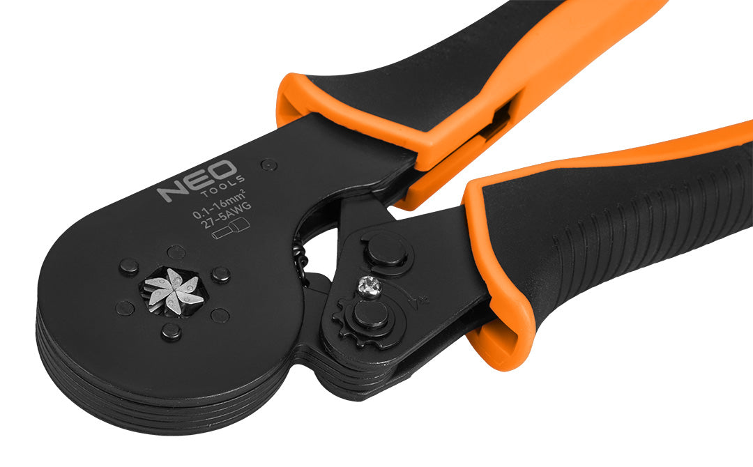 Krimpovacie kliešte na koncové objímky 6 kameňov, priemer objímky: 0,1 - 16 mm2 od NEO TOOLS nájdeš na naravis.sk
