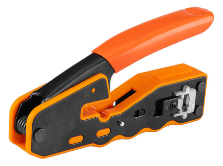 Krimpovacie kliešte pre priechodné konektory RJ45 od NEO TOOLS nájdeš na naravis.sk