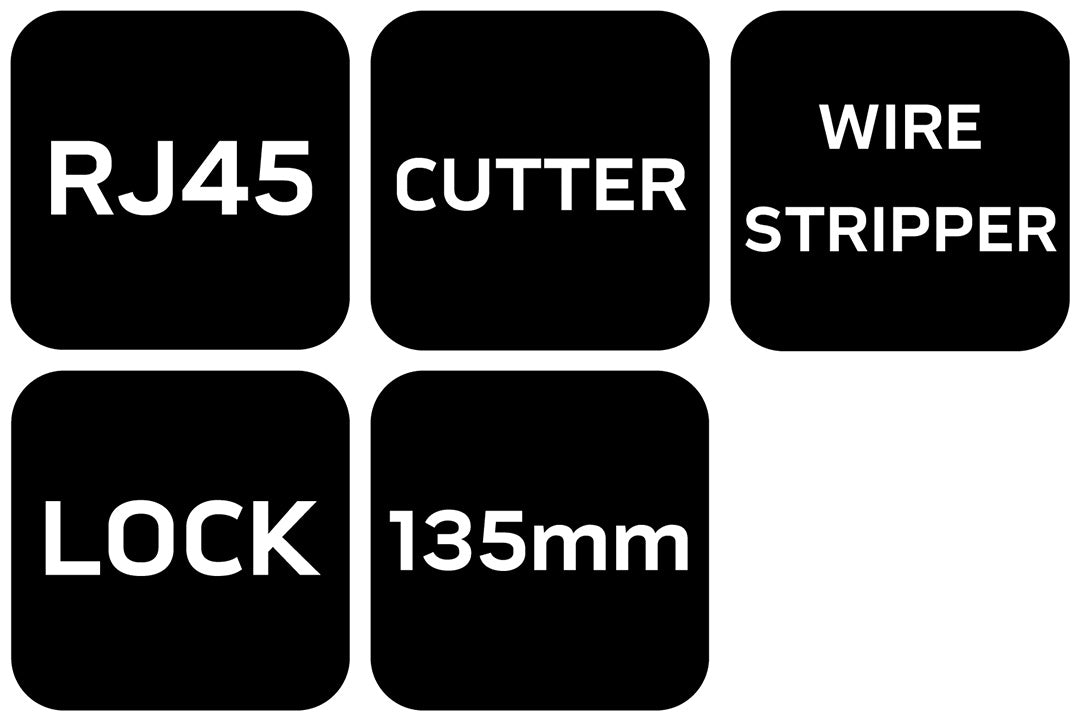 Krimpovacie kliešte pre priechodné konektory RJ45 od NEO TOOLS nájdeš na naravis.sk