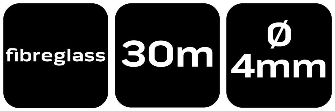 30 m kábel na ťahanie diaľkového ovládania od NEO TOOLS nájdeš na naravis.sk