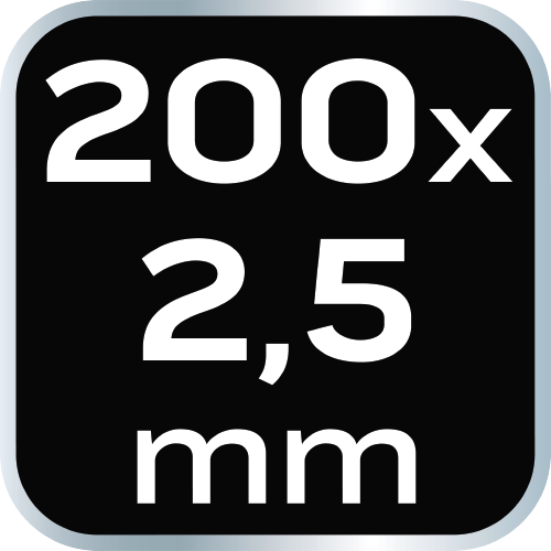 Sťahovacie pásky 2.5 x 200 mm, biely 100 ks od NEO TOOLS nájdeš na naravis.sk