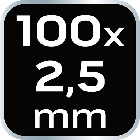 Sťahovacie pásky 2.5 x 100 mm, biely 100 ks od NEO TOOLS nájdeš na naravis.sk