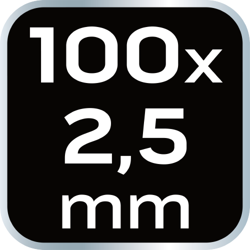 Sťahovacie pásky 2.5 x 100 mm, biely 100 ks od NEO TOOLS nájdeš na naravis.sk