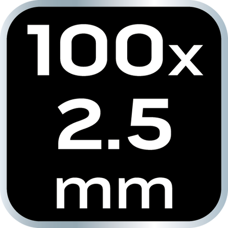 Káblové pásky EXTREME 2,5 × 100 mm, čierne, 100 ks. od NEO TOOLS nájdeš na naravis.sk