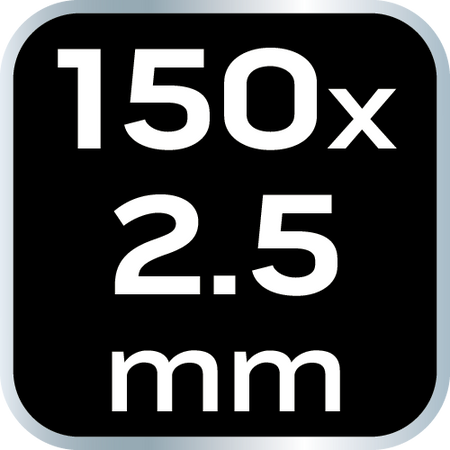 Káblové pásky EXTREME 2,5 × 150 mm, čierne, 100 ks. od NEO TOOLS nájdeš na naravis.sk