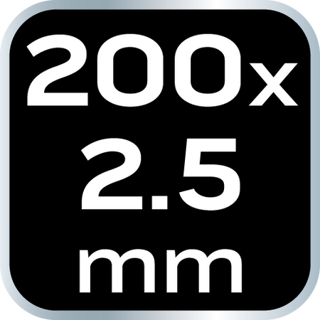 Káblové pásky EXTREME 2,5 × 200 mm, čierne, 100 ks. od NEO TOOLS nájdeš na naravis.sk