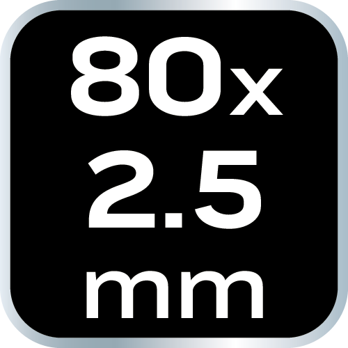 EXTREME klipy 2,5 × 80 mm, biele, 100 ks. od NEO TOOLS nájdeš na naravis.sk
