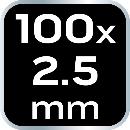 Káblové pásky EXTREME 2,5 × 100 mm, biele, 100 ks. od NEO TOOLS nájdeš na naravis.sk