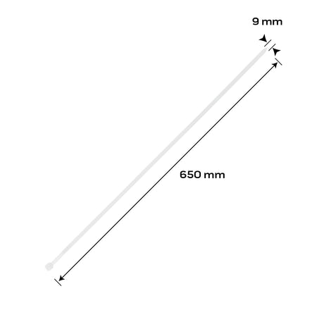 Káblové pásky EXTREME 9,0 × 650 mm, biele, 50 ks. od NEO TOOLS nájdeš na naravis.sk