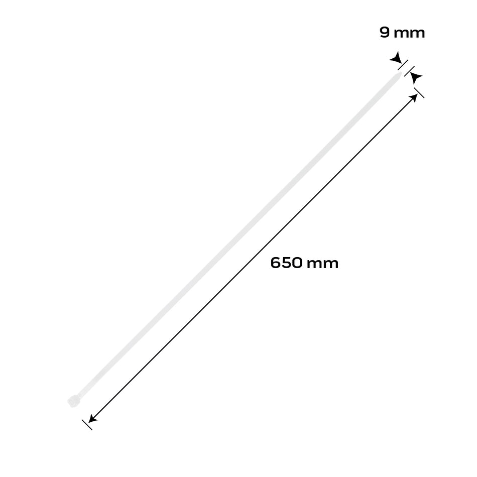 Káblové pásky EXTREME 9,0 × 650 mm, biele, 50 ks. od NEO TOOLS nájdeš na naravis.sk