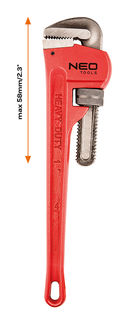 Kľúč na rúry Stillson 350 mm od NEO TOOLS nájdeš na naravis.sk
