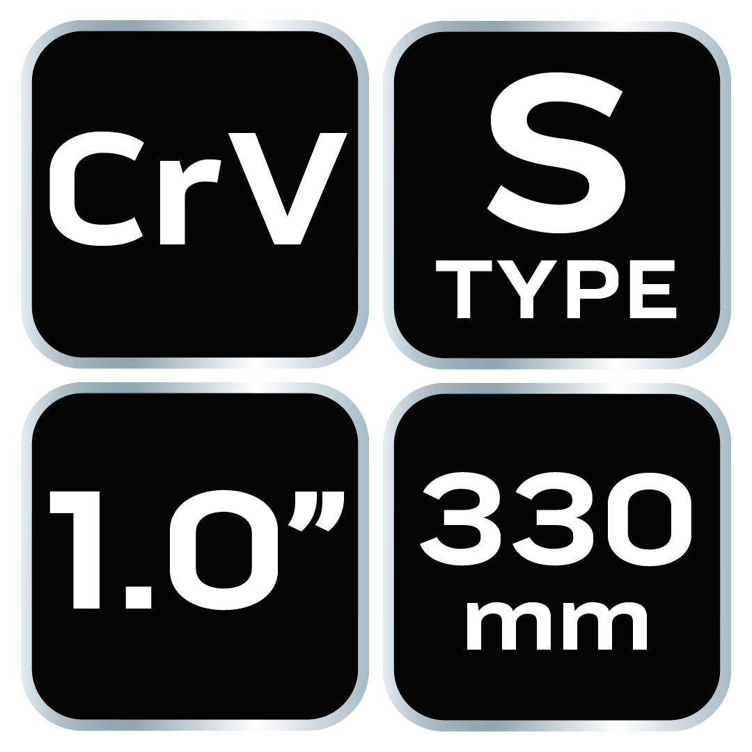 Kľúč na rúry typ „S“, 330 mm, 1,0" od NEO TOOLS nájdeš na naravis.sk