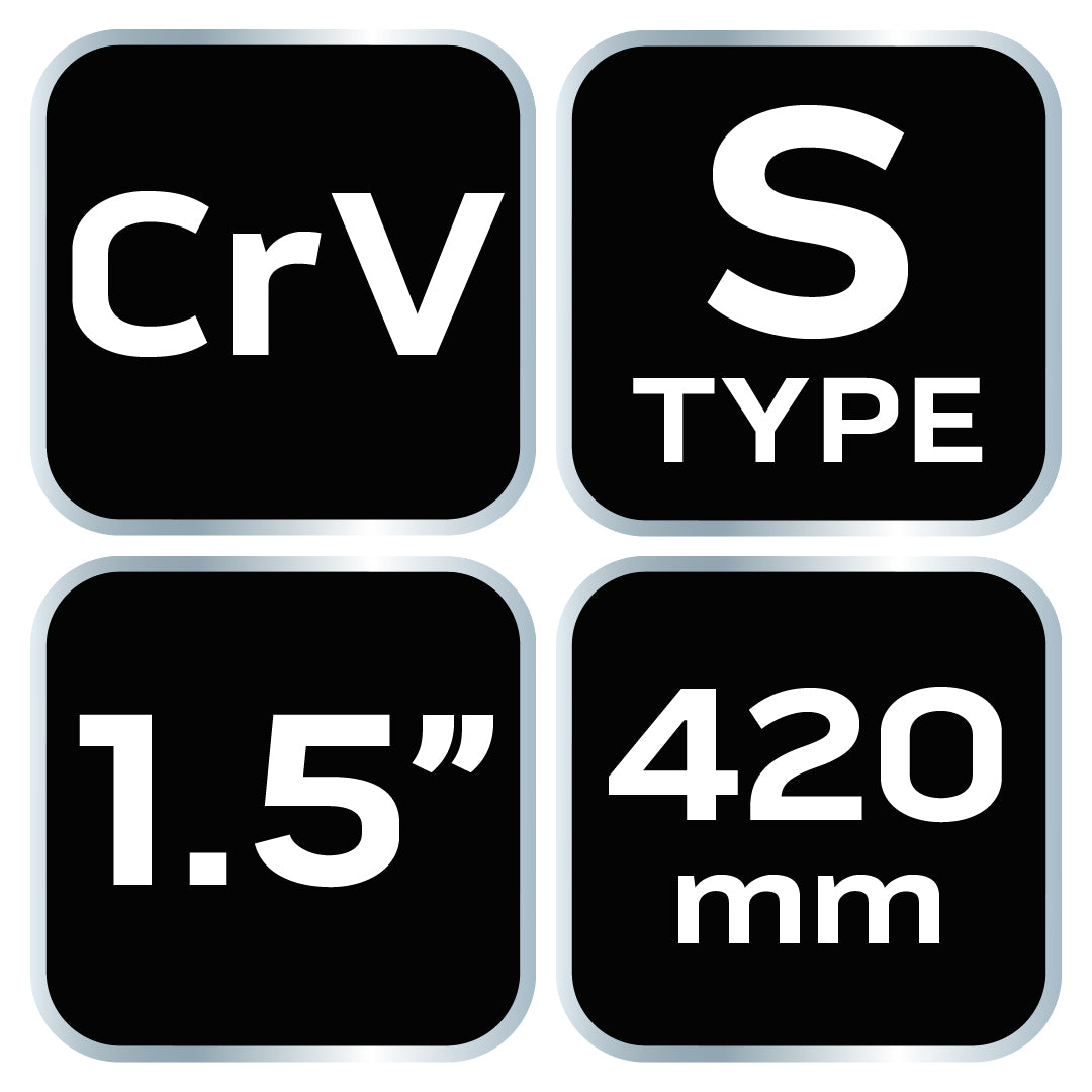 Kľúč na rúry typ „S“, 420 mm, 1,5" od NEO TOOLS nájdeš na naravis.sk