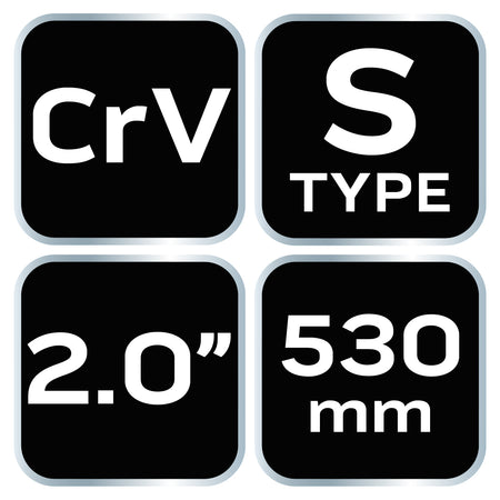 Kľúč na rúry typ „S“, 530 mm, 2,0" od NEO TOOLS nájdeš na naravis.sk