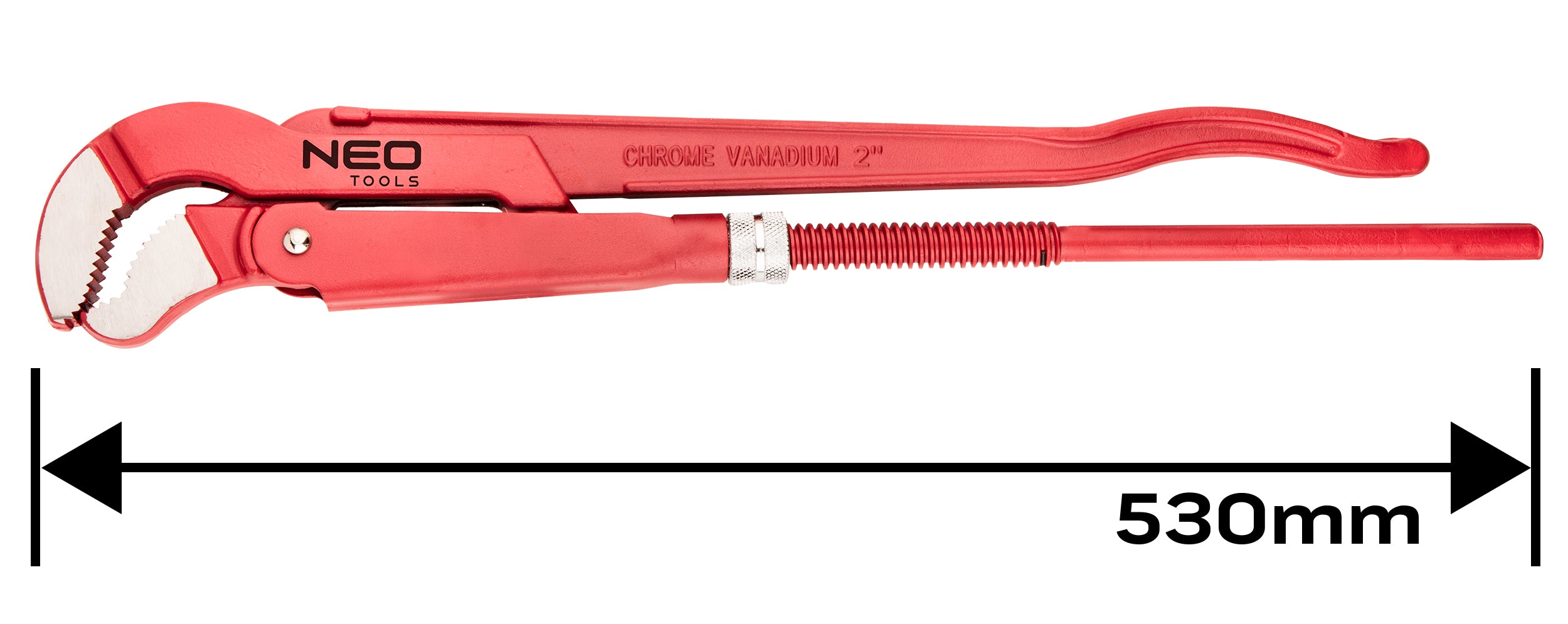 Kľúč na rúry typ „S“, 530 mm, 2,0" od NEO TOOLS nájdeš na naravis.sk