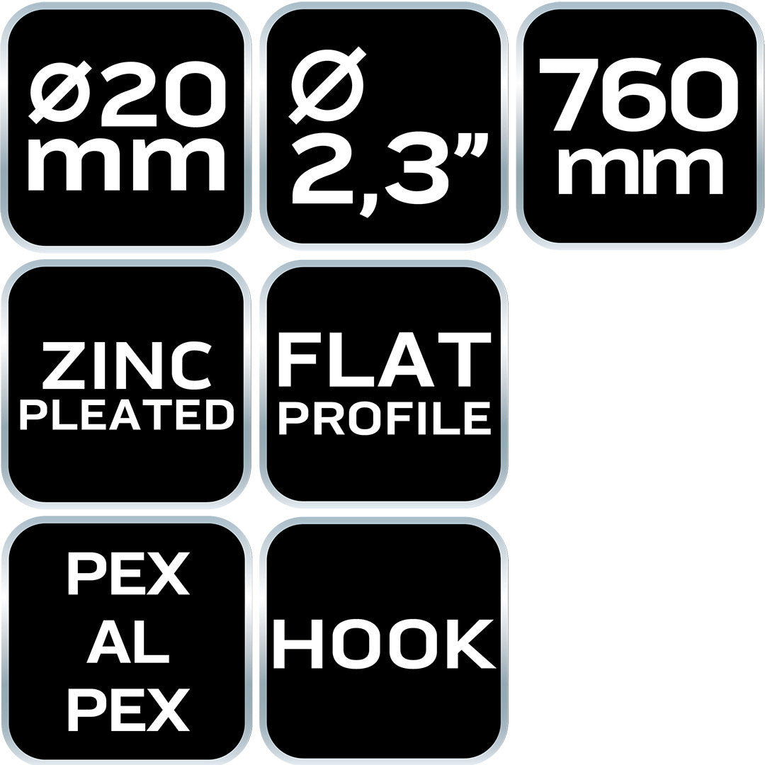 Pružina na ohýbanie rúr PEX 20 x 760 mm od NEO TOOLS nájdeš na naravis.sk