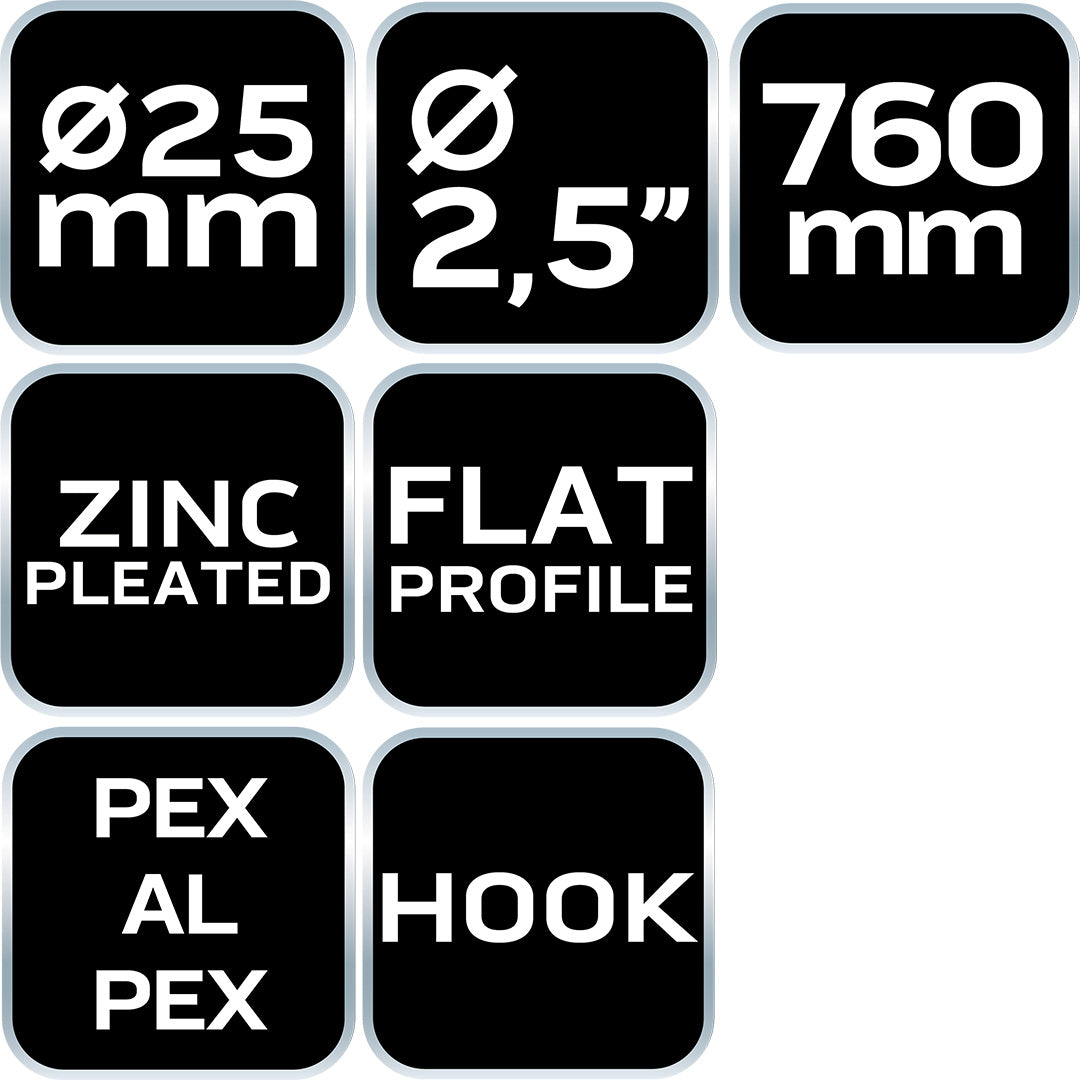 Pružina na ohýbanie rúr PEX 25 x 760 mm od NEO TOOLS nájdeš na naravis.sk