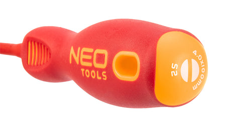 Plochý skrutkovač 1000 V, 4,0 x 100 mm, S2 od NEO TOOLS nájdeš na naravis.sk