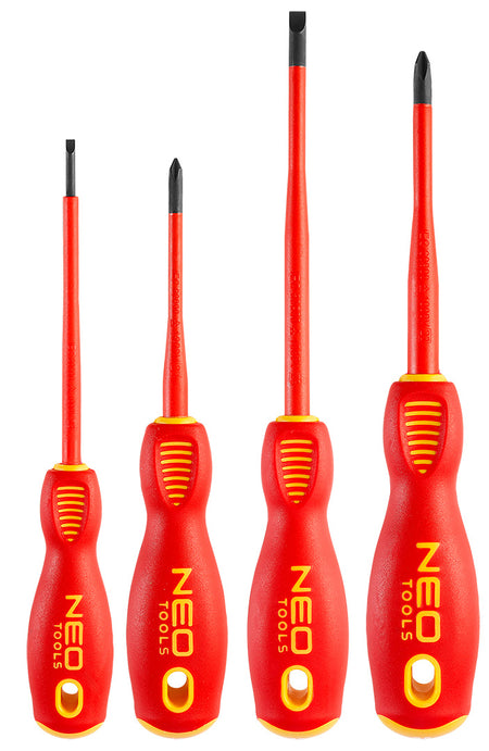Skrutkovače 1000 V, sada 4 kusov, tenké od NEO TOOLS nájdeš na naravis.sk