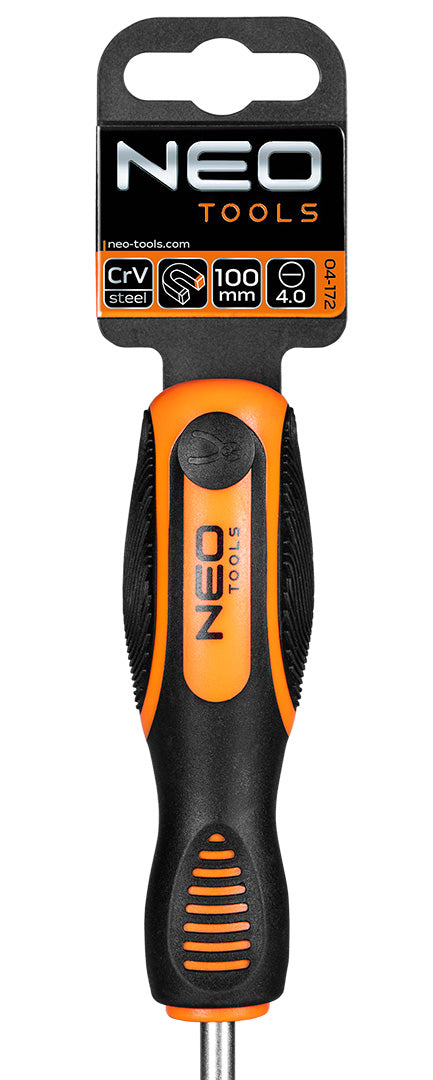Skrutkovač plochý 4,0 x 100 mm od NEO TOOLS nájdeš na naravis.sk