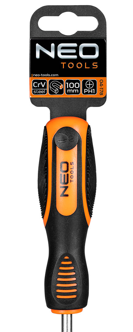 Skrutkovač Phillips PH1x 100 mm od NEO TOOLS nájdeš na naravis.sk