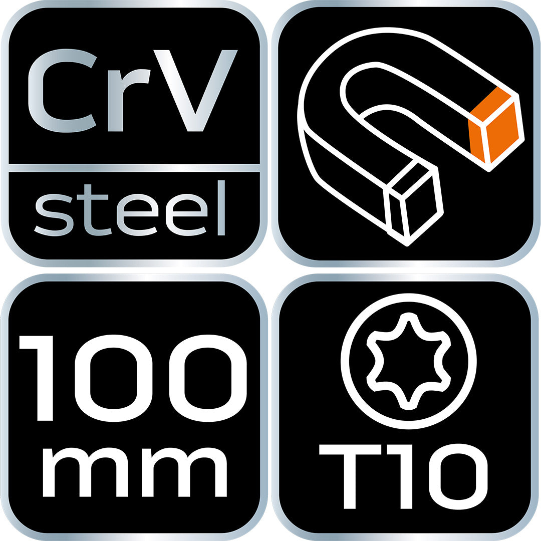 Skrutkovač Torx T10 x 100 mm od NEO TOOLS nájdeš na naravis.sk