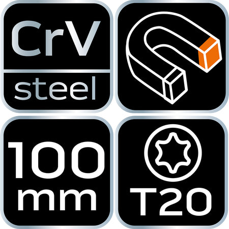 Skrutkovač Torx T20 x 100 mm od NEO TOOLS nájdeš na naravis.sk