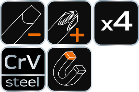 Skrutkovače, sada 4 od NEO TOOLS nájdeš na naravis.sk