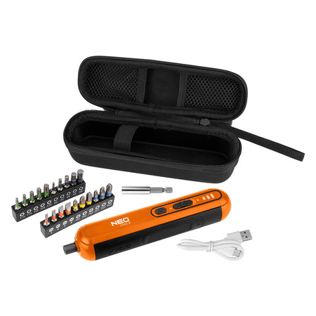 Akumulátorový skrutkovač 4V, Li-Ion, USB-C od NEO TOOLS nájdeš na naravis.sk
