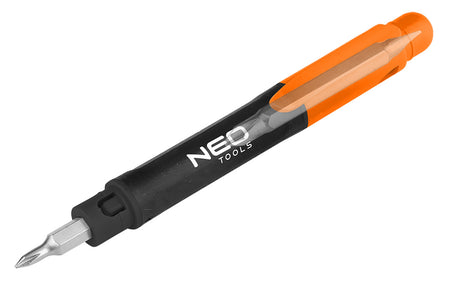 Mini skrutkovač 4 v 1, bity: SL3, SL4, PH0, PH1 od NEO TOOLS nájdeš na naravis.sk