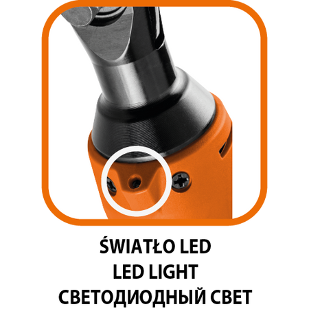 Energy+ 18V, Li-lon, 3/8" akumulátorová račňa, 1/2" adaptér bez batérie od NEO TOOLS nájdeš na naravis.sk