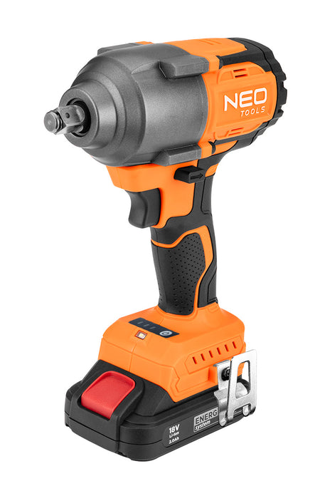 Bezkartáčový rázový kľúč 18 V, 850 Nm, ½", Energy+, bez batérie od NEO TOOLS nájdeš na naravis.sk