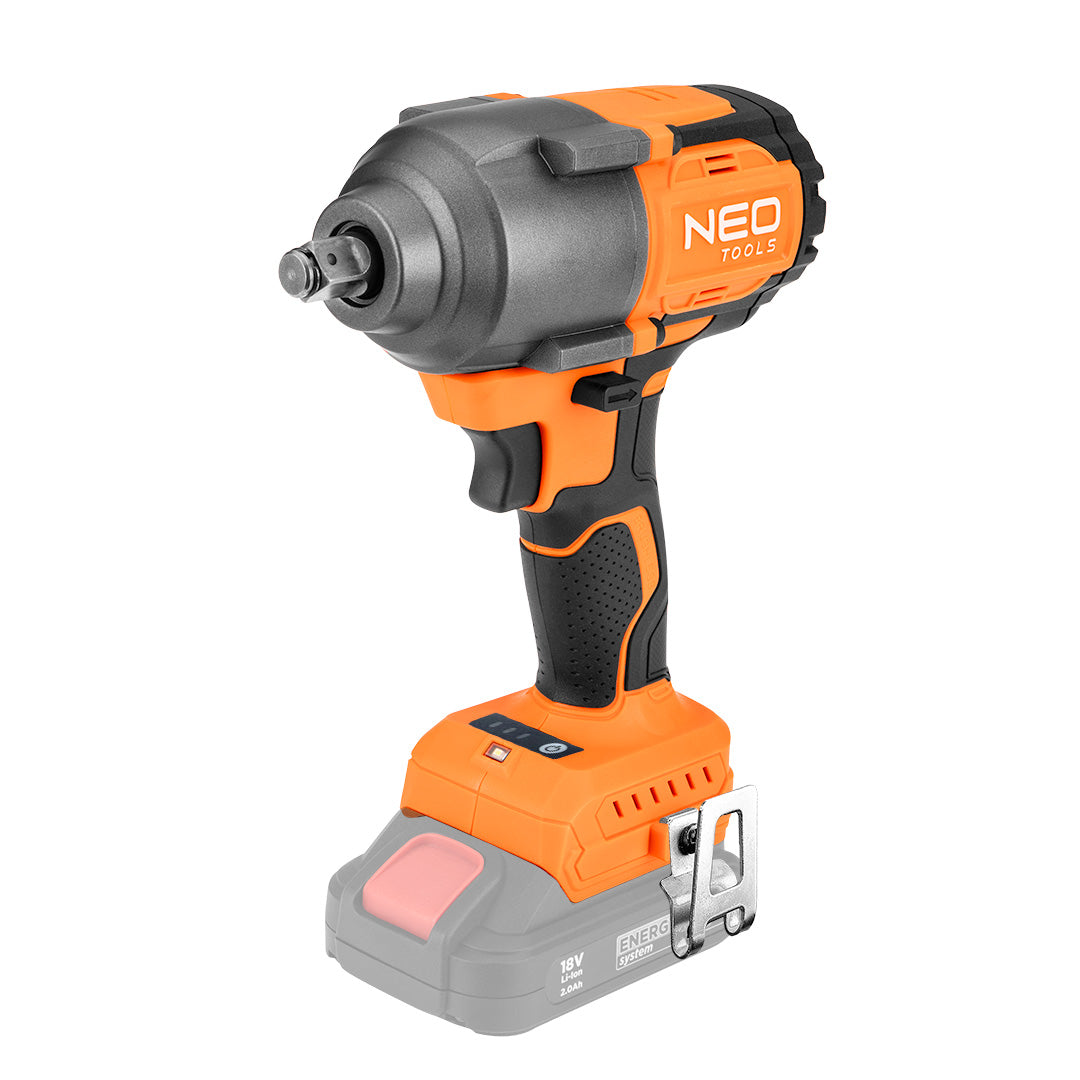 Bezkartáčový rázový kľúč 18 V, 850 Nm, ½", Energy+, bez batérie od NEO TOOLS nájdeš na naravis.sk