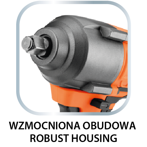 Bezkartáčový rázový kľúč 18 V, 850 Nm, ½", Energy+, bez batérie od NEO TOOLS nájdeš na naravis.sk